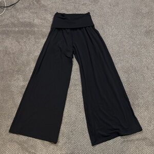Aerie Black Wide Leg Pants